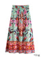 Boho Skirts in Heart Chakra in Green For Women
